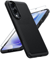 FNTCASE Stoßfeste Handyhülle für Samsung Galaxy S25 Edge 6,7 Zoll, robuste Abdeckung mit rutschfester Textur